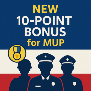 10 point bonus for MUP